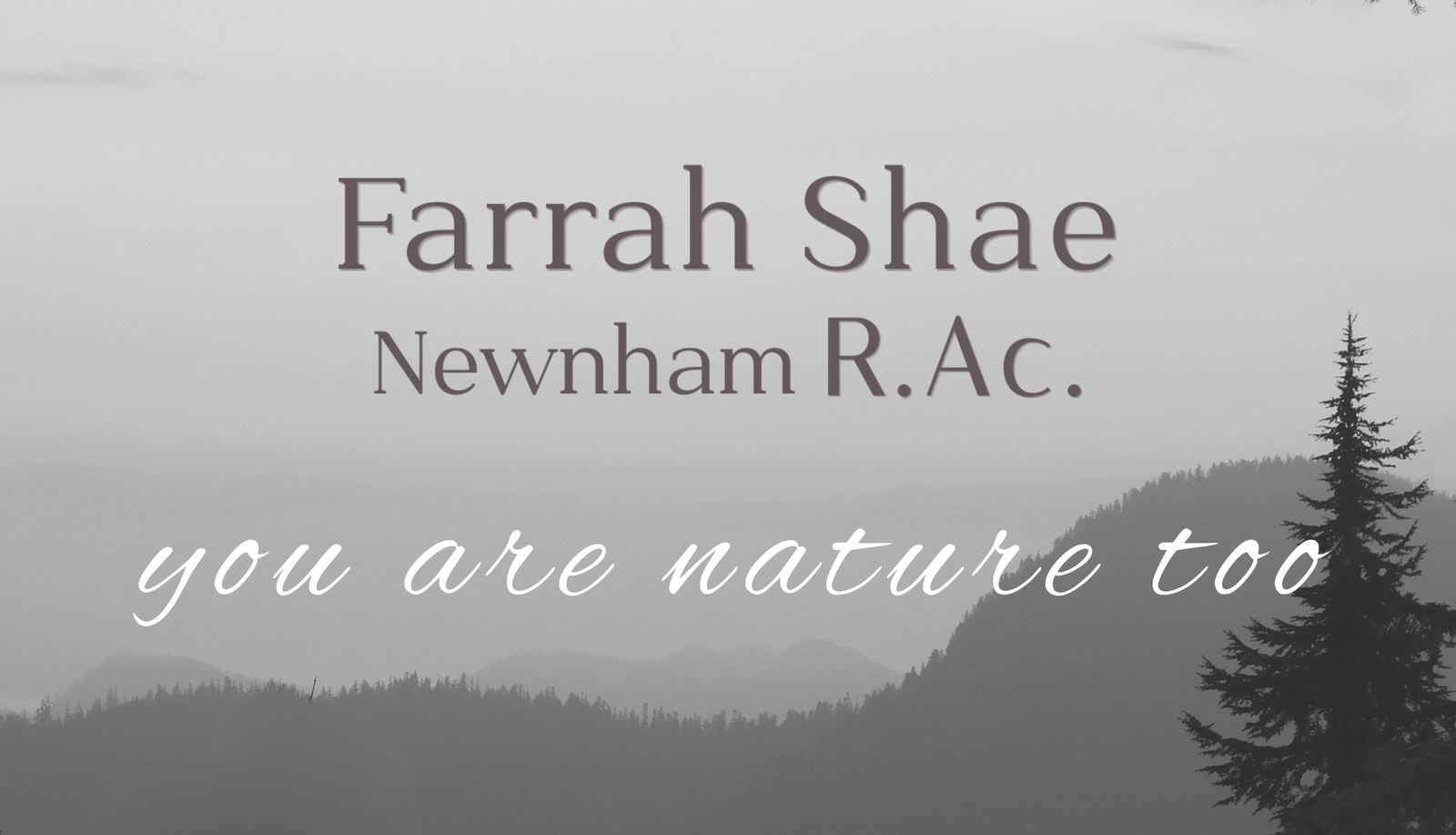 Farrah Shae Newnham R.Ac.